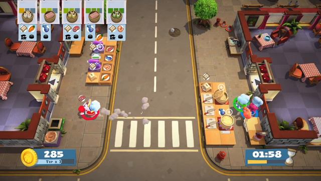 OVERCOOKED 2 . Kevin 5 . 3 Players . 3 Stars смотреть онлайн