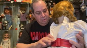 Unboxing The Spirit Halloween Annabelle doll. ￼