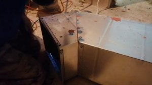 Утка вентиляционная, прямоугольного сечения