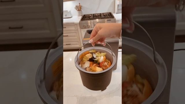 Electric composter! #amazonfinds #kitchenhacks #foodhacks #compost #healthy смотреть онлайн