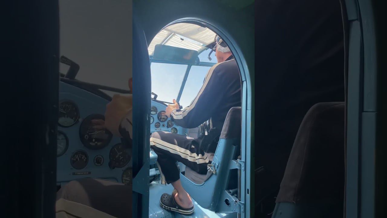 Лечу над городом. Полет на кукурузнике. смотреть онлайн