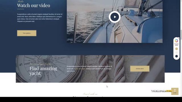 Lamaro - Yacht Club and Rental Boat Service WordPress Theme cruise charter Saeka смотреть онлайн
