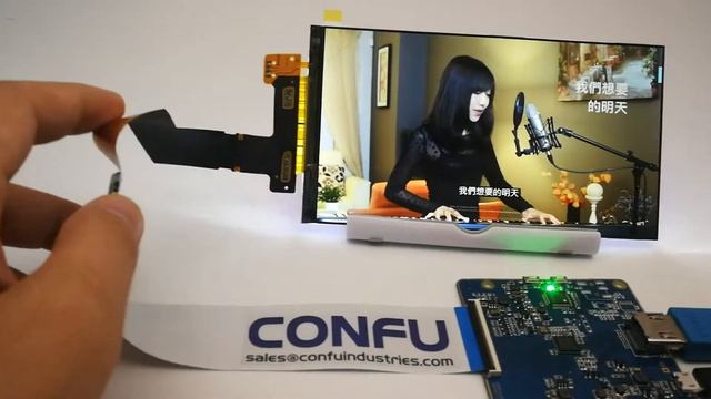 CONFU HDMI to MIPI Kit & Sharp 6 inch 2K 1440 2560 LS060R1SX02 LCD 3D Printer VR Raspberry Pi China смотреть онлайн