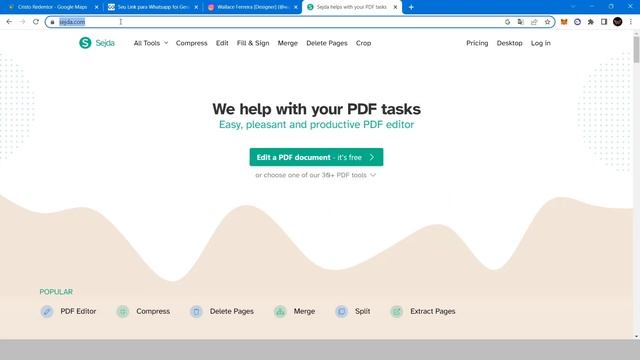 PDF Clicável 2023 I Como adicionar links no PDF e fazer um cartão virtual смотреть онлайн