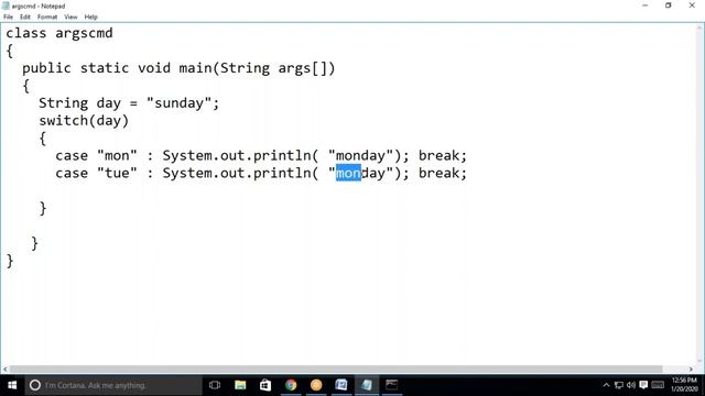 String to control Switch statement смотреть онлайн