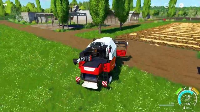Farming Simulator 2019. Сосновка. Уборка зерна; посевная. #1 смотреть онлайн