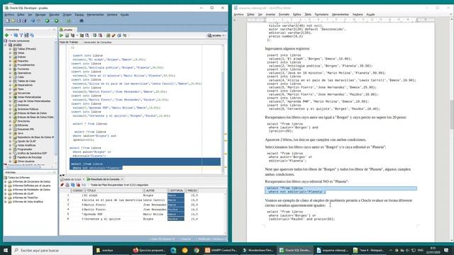 Curso de Oracle: Operadores lógicos (and - or - not) смотреть онлайн