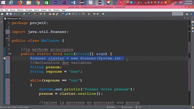 17.Utilisation de la boucle while en java смотреть онлайн