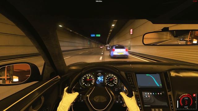 Infiniti Q50 742 BHP vs Evo-X Mitsubushi | Assetto Corsa | Steering Wheel Gameplay | T300RS смотреть онлайн