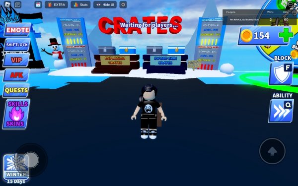 Играю в Blade Ball