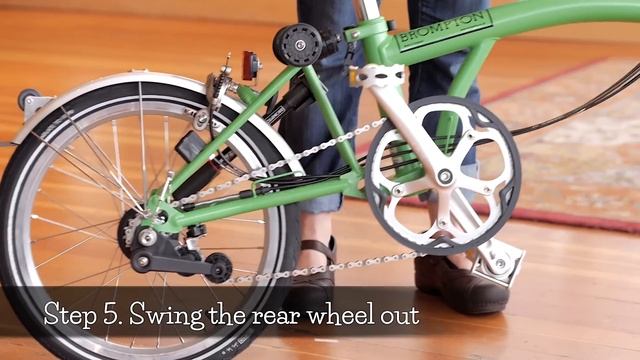 Brompton Bicycle -- Amy Demonstrates Folding & Unfolding A Brompton