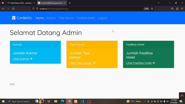 Tugas Kelompok IMK membuat halaman login admin hotel dengan menggunakan php framework. смотреть онлайн