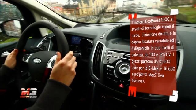 FORD C-MAX 1.0 ECOBOOST 2013 - TEST DRIVE смотреть онлайн