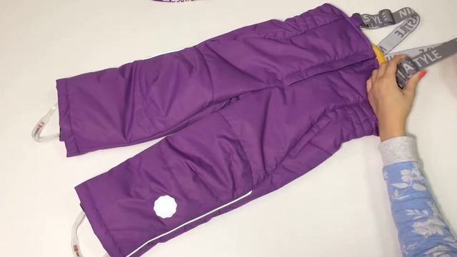 ВИДЕООБЗОР Зимний комплект для девочек NIKASTYLE из мембранной ткани