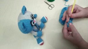 Вяжем ушки котенка Мяу.Подробно