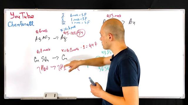 Растворы, содержащие 0,6 моль AgNO3, 0,2 моля CuSO4 0,15 моль AuCl3 последовательно соединены к смотреть онлайн