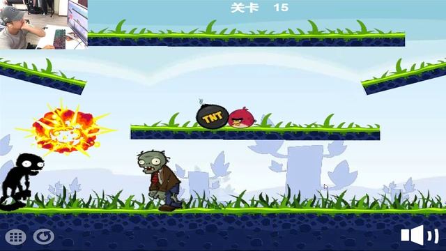 Angry Birds Fried Zombies - HELP TERENCE BURN ZOMBIES BY KICKING TNT BOMB! смотреть онлайн