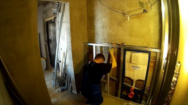 Ремонт своими руками. Часть 4. Инсталляция и короб. смотреть онлайн