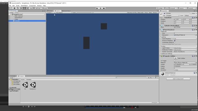Интерфейс Unity