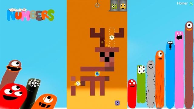 DragonBox: Numbers - My favorite Animals (iPad, iPhone, Android). Fun game for kids. смотреть онлайн