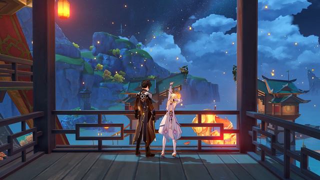 Watching the Lanterns with Zhongli (Lantern Rite 2022) смотреть онлайн
