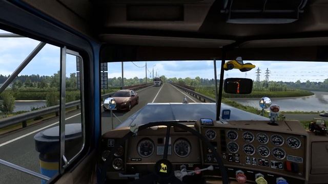 ?ETS2 1.43 | mod Mack Superliner Day Cab | ProMods 2.60 | San Petersburgo ➡ Karlskrona смотреть онлайн