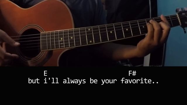 Sabrina Carpenter - Because I Liked A Boy (guitar Chord Lyrics)