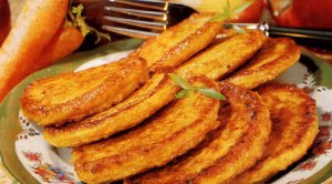 Красивые и вкусные морковные оладушки..ПРОСТО ДОБАВЬТЕ МАНКУ В МОРКОВЬ!
