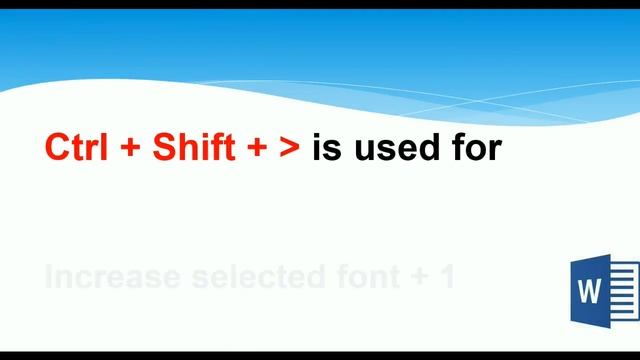 Most important short keys for Microsoft Word смотреть онлайн