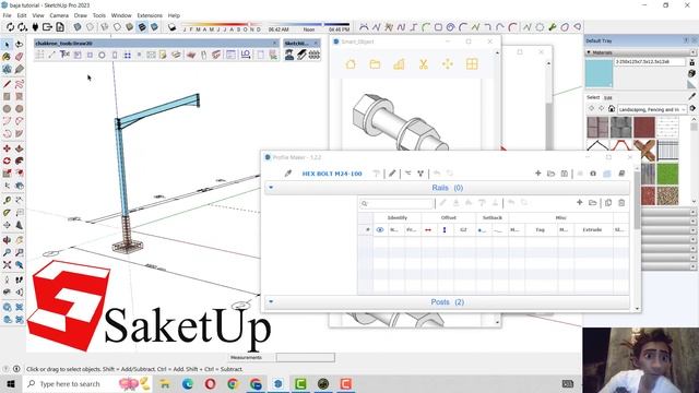 Tutorial Membuat Struktur Baja di Sketchup | Part1 #tutorialsketchup смотреть онлайн