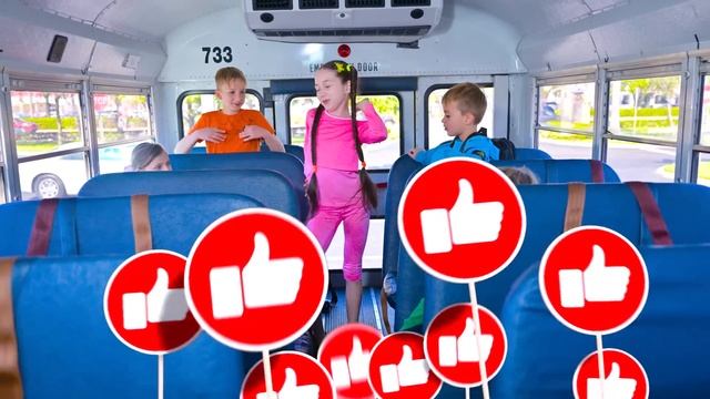 Vlad and Niki learn School bus rules with friends смотреть онлайн