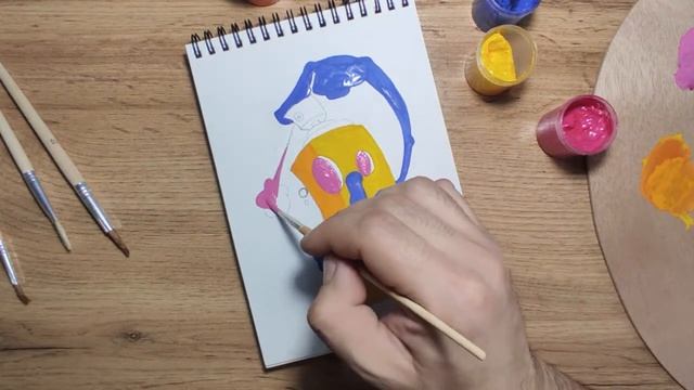 Рисуем персонажа краска баллончик. смотреть онлайн