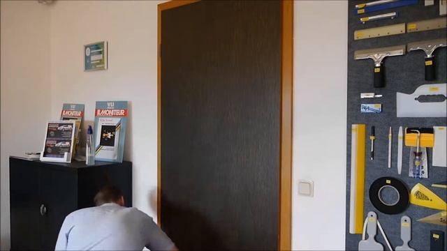 Реставрация двери с Cover Styl’® (виниловое покрытие ref. H1) смотреть онлайн