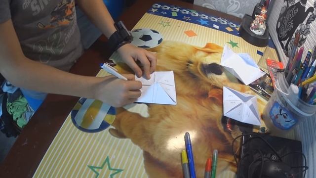 Как сделать оригами (Гадалка) смотреть онлайн