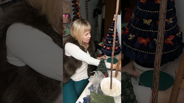 Мастер-класс "Ёлка из салфеток" смотреть онлайн