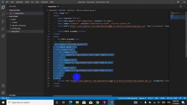 آموزش کامل بوت استرپ 5 - Bootstrap 5 - Grid Layout #07 смотреть онлайн