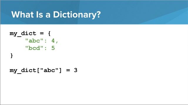 Python- Dictionaries смотреть онлайн