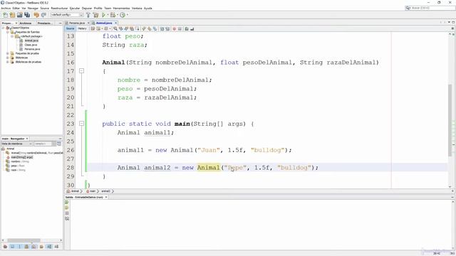 Creación de Objetos en Java смотреть онлайн