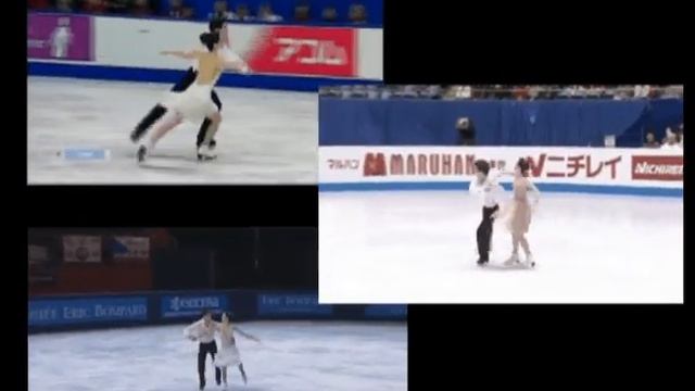 Tessa Virtue & Scott Moir 2009/2010 Free Dance Comparison смотреть онлайн