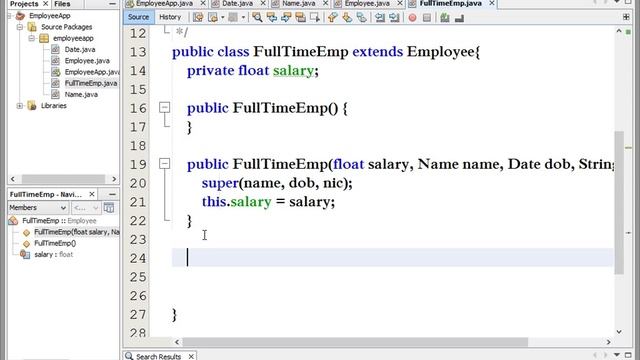 Java OOP Employee Example Part 1 смотреть онлайн