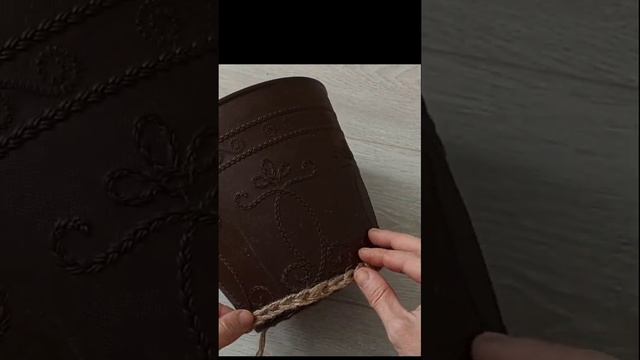 Кашпо из джута//своими руками смотреть онлайн