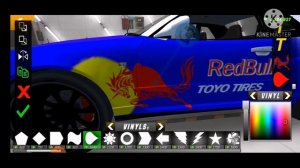 Как сделать винил ред булл на ниссан скайлайн? |Car Parking