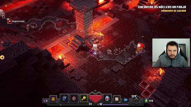 MINECRAFT DUNGEONS #4 - O GOLEM GIGANTE! MISSÃO DIFÍCIL! смотреть онлайн