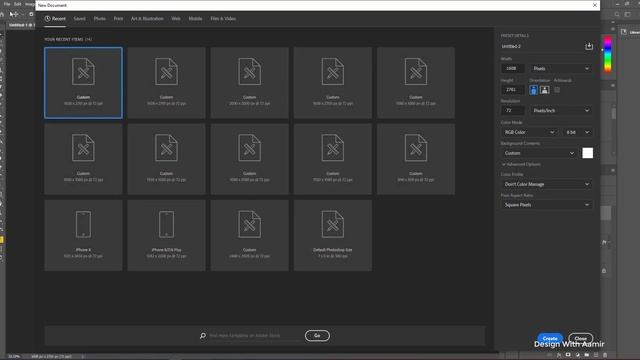 How to make Vertical Business Card in Photoshop смотреть онлайн