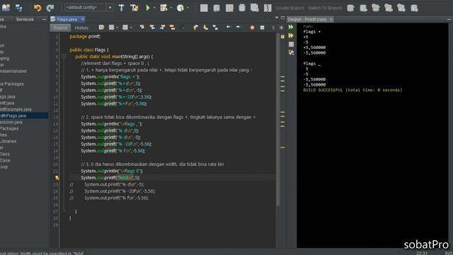 Tutorial Belajar Bahasa Java Buat Pemula - 50 [flags] printf (on Going) смотреть онлайн