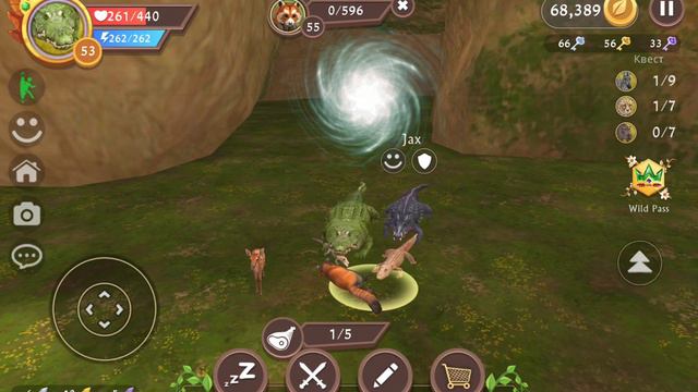 Выращиваю крокодильчика в WildCraft-#doohrysi#вайлдкрафт#оле7#mystic#wildcraft#вилдкрафт#game#игра
