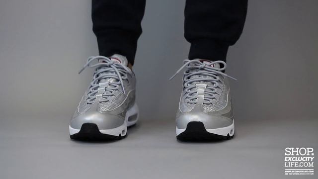Nike Air Max 95 Premium QS "Silver Bullet" On feet Video at Exclucity смотреть онлайн