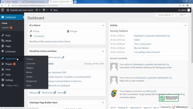 65 - Managing menu locations - WordPress in Urdu Hindi by DigiSkills смотреть онлайн