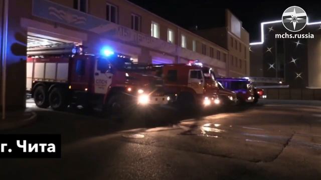 Акция памяти главы МЧС России Евгения Зиничева: пожарные сирены смотреть онлайн