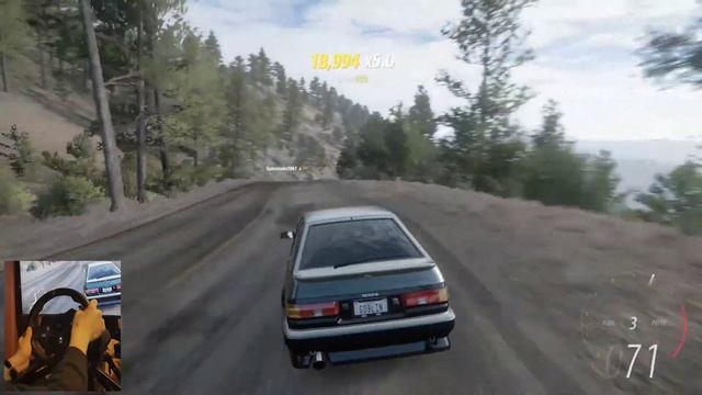 Forza Horizon 5 AE86 Mountain Run W/ Wheel Cam смотреть онлайн